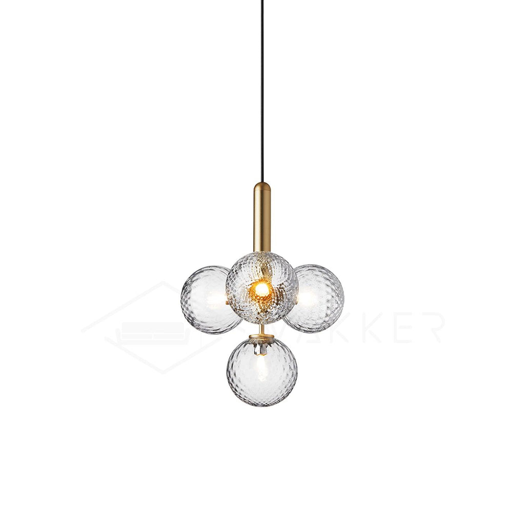 Calyxia Suspension Industrielle Classique en Verre - Neutralighting