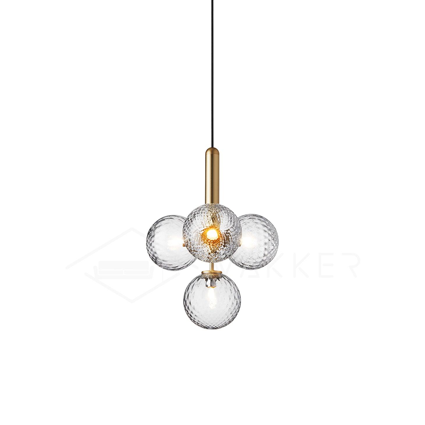 Calyxia Suspension Industrielle Classique en Verre - Neutralighting