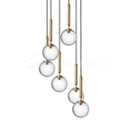 Calyxia Suspension Industrielle Classique en Verre - Neutralighting