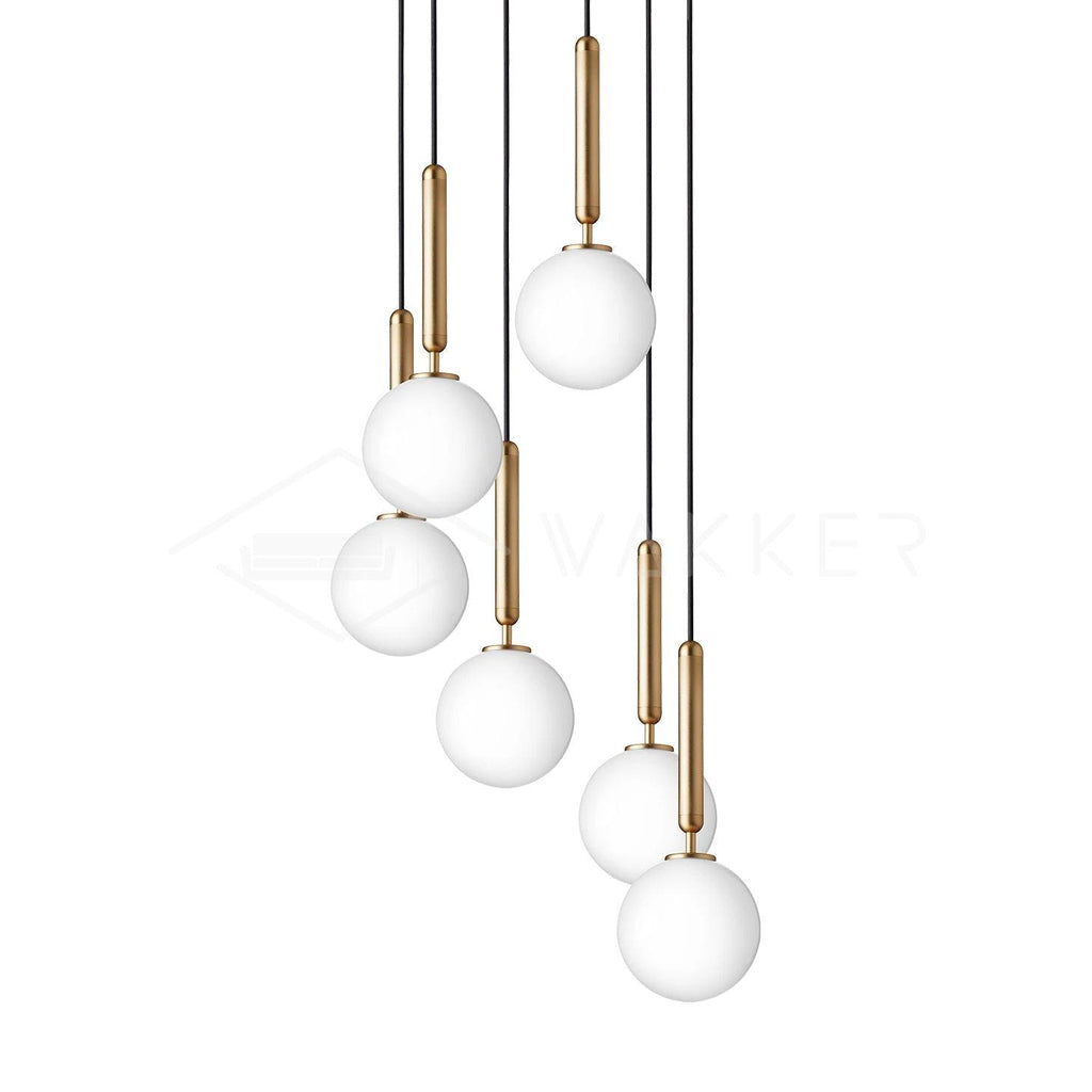 Velain Suspension industrielle en laiton - Neutralighting