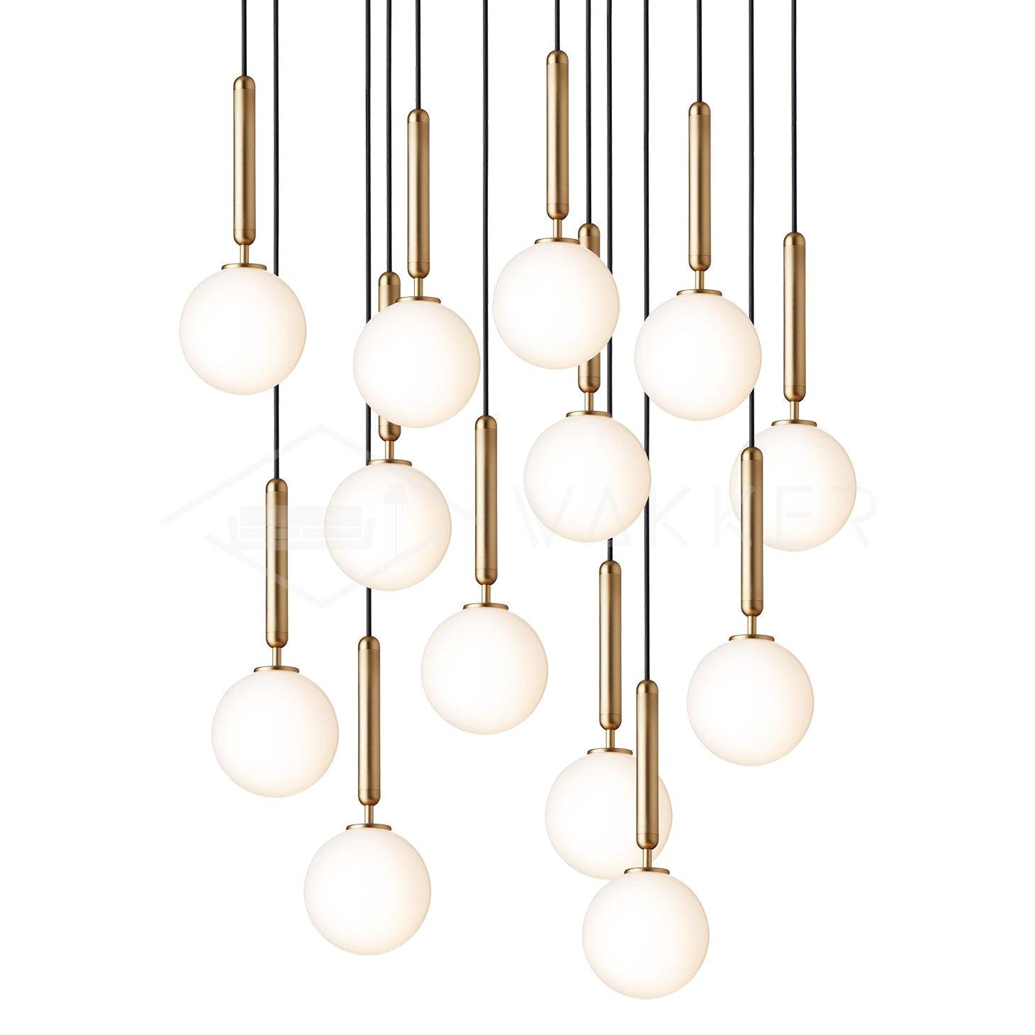 Velain Suspension industrielle en laiton - Neutralighting