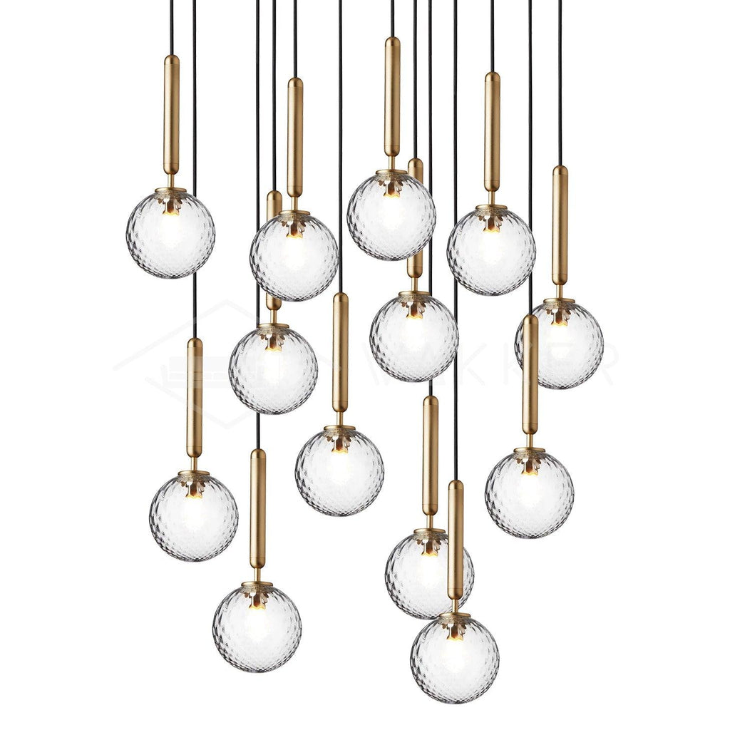 Velain Suspension industrielle en laiton - Neutralighting