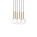 Calyxia Suspension Industrielle Classique en Verre - Neutralighting