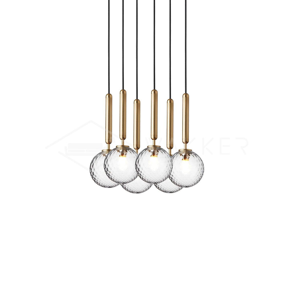 Calyxia Suspension Industrielle Classique en Verre - Neutralighting