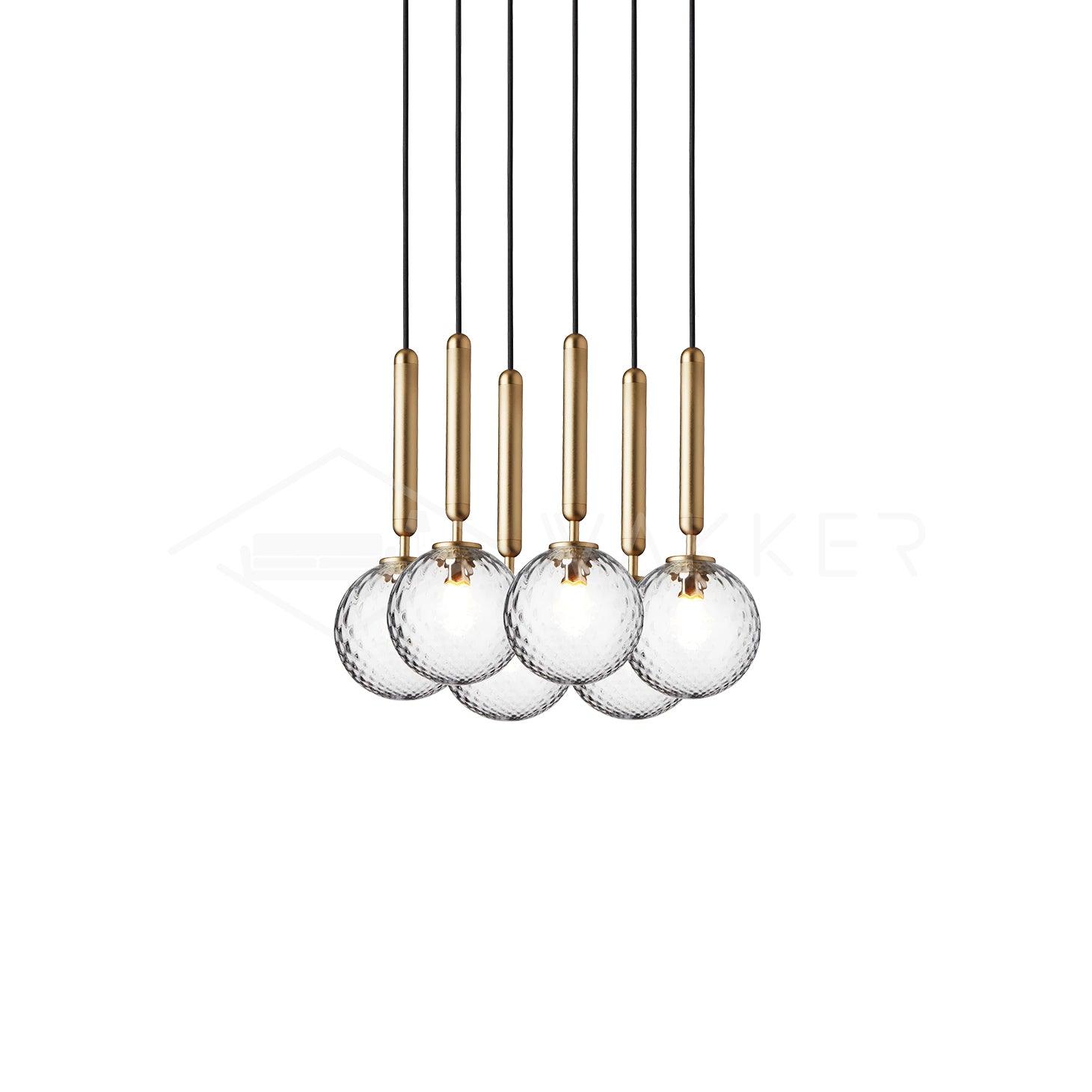 Calyxia Suspension Industrielle Classique en Verre - Neutralighting
