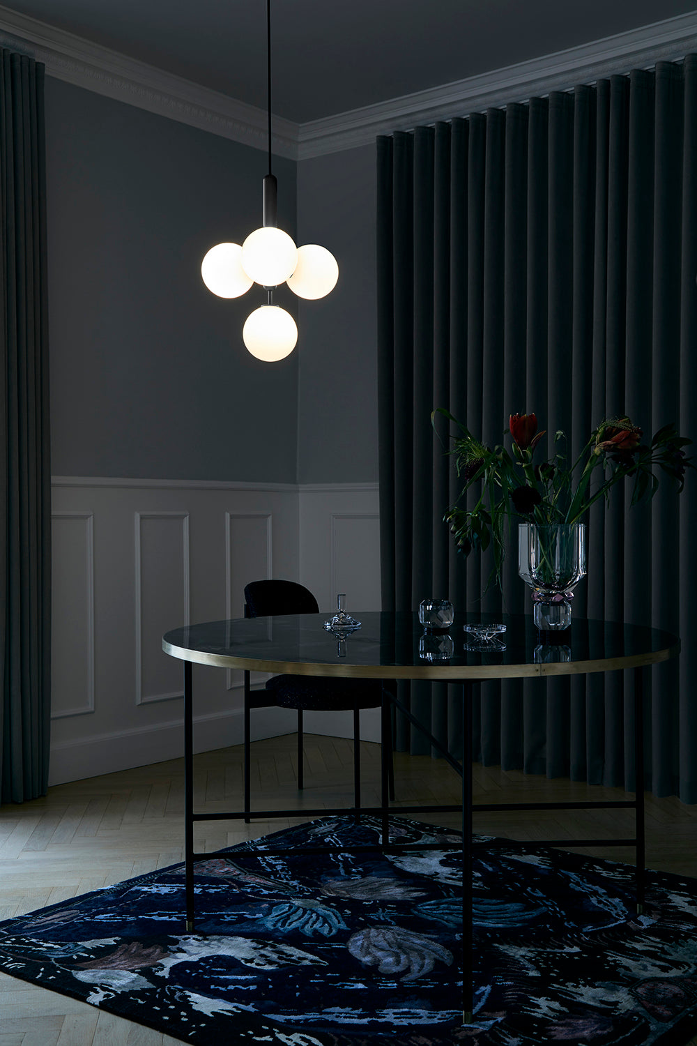 Velain Suspension industrielle en laiton - Neutralighting