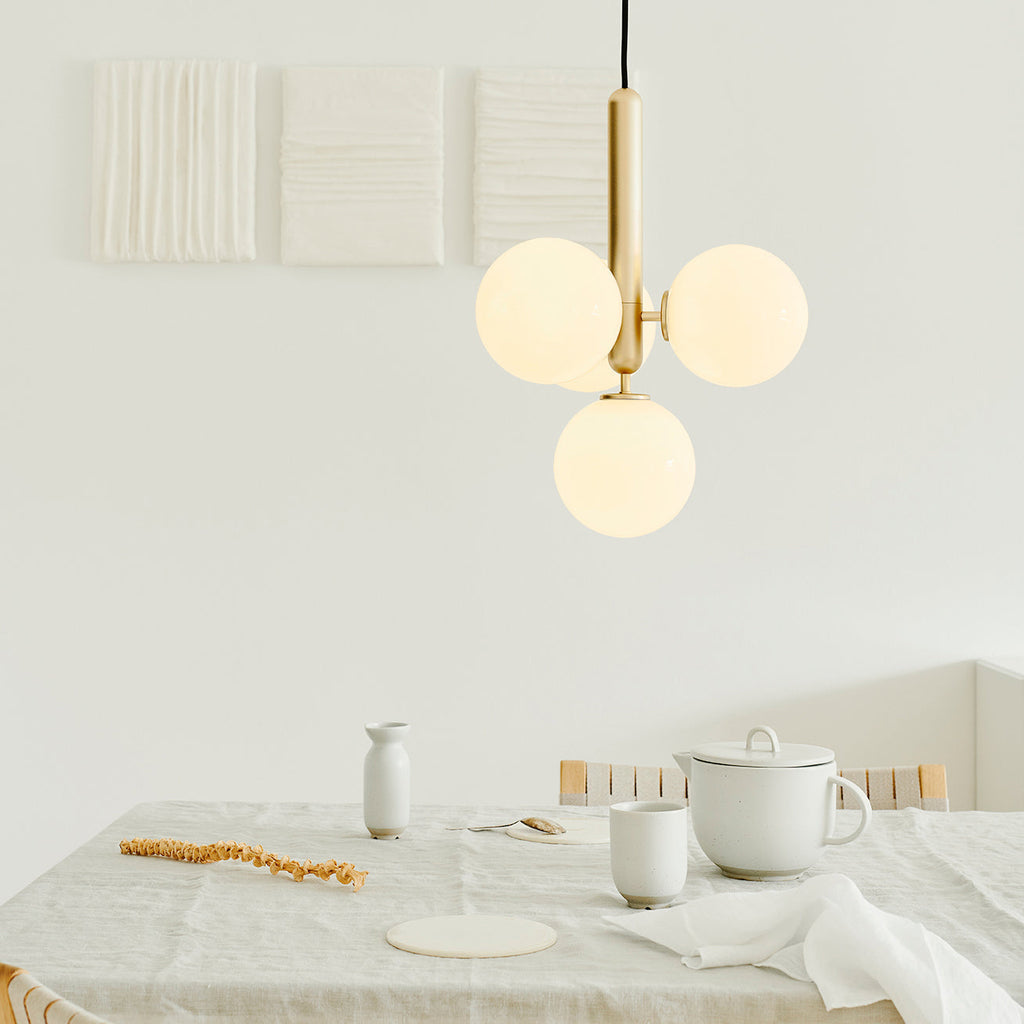 Calyxia Suspension Industrielle Classique en Verre - Neutralighting