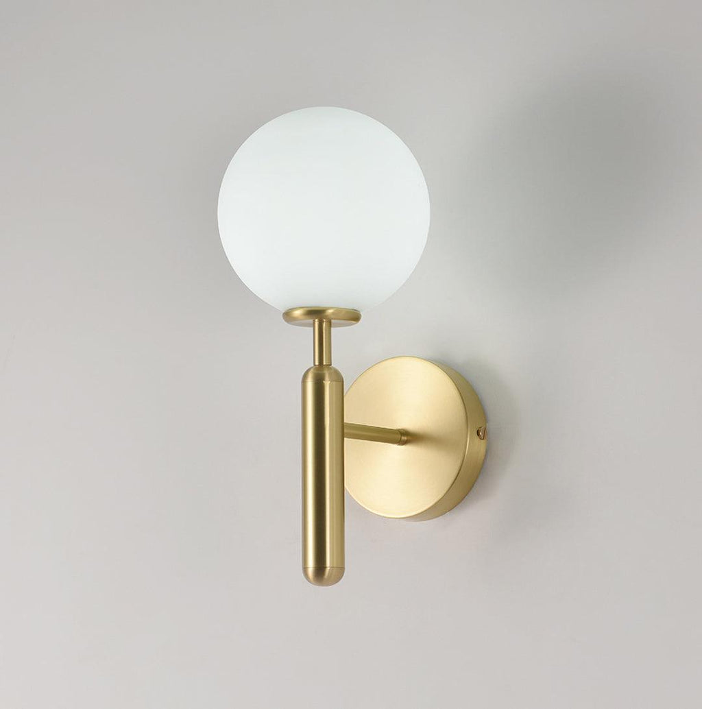 Ilirila Applique Murale Moderne Minimaliste en Laiton et Verre - Neutralighting