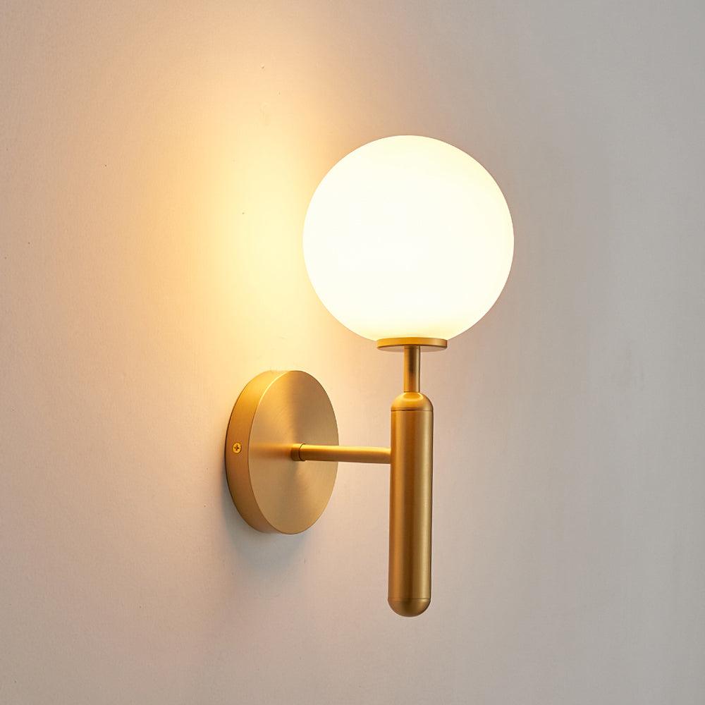 Ilirila Applique Murale Moderne Minimaliste en Laiton et Verre - Neutralighting