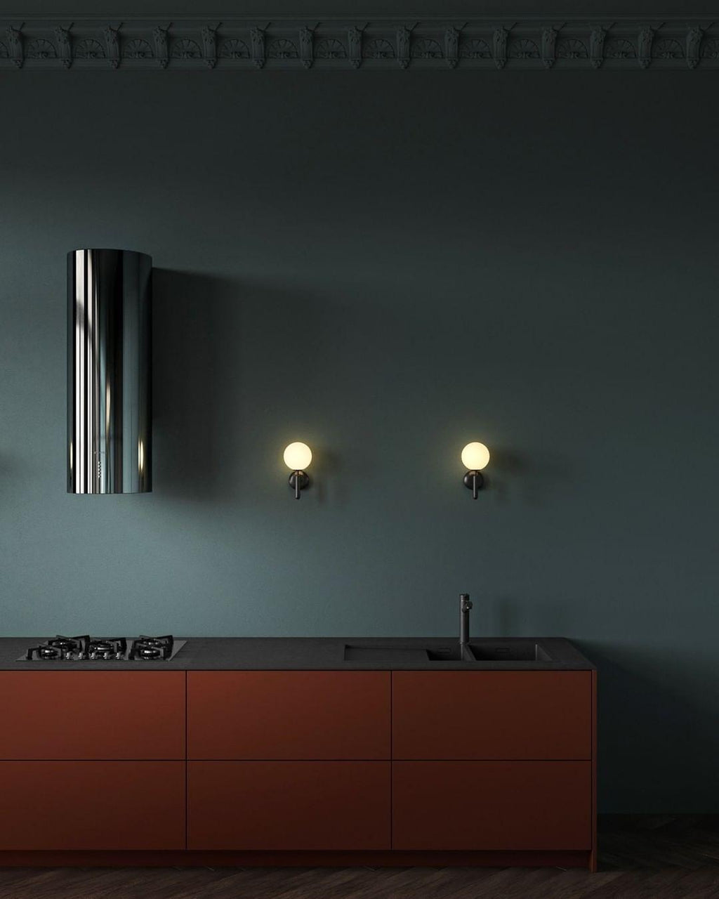 Ilirila Applique Murale Moderne Minimaliste en Laiton et Verre - Neutralighting