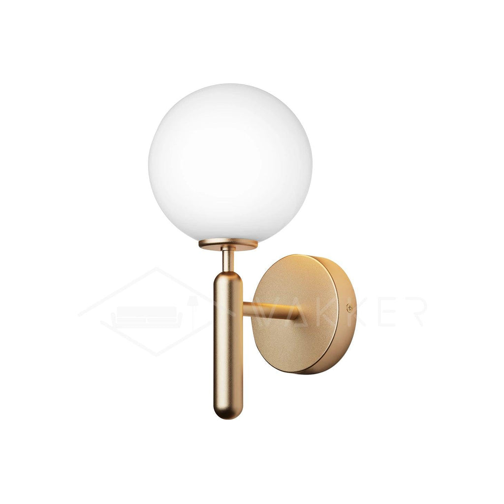 Ilirila Applique Murale Moderne Minimaliste en Laiton et Verre - Neutralighting