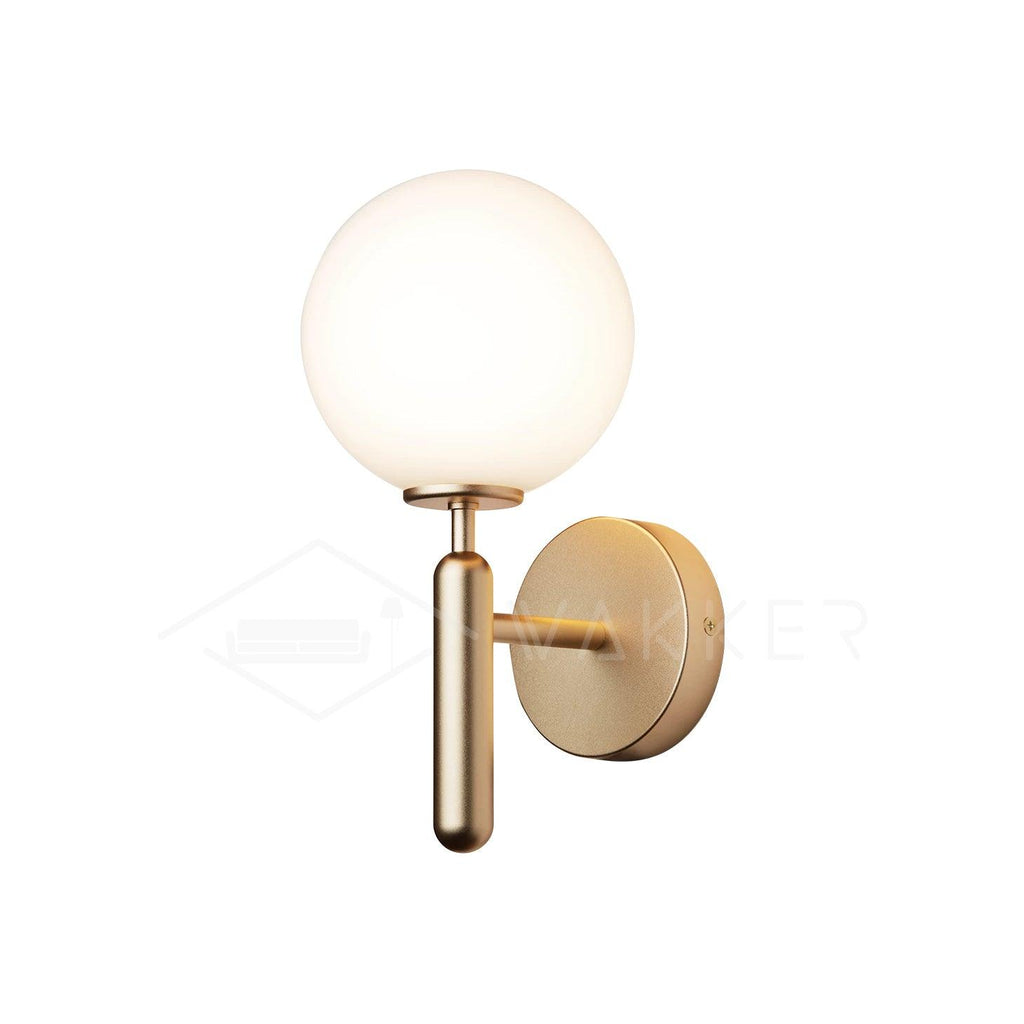 Ilirila Applique Murale Moderne Minimaliste en Laiton et Verre - Neutralighting