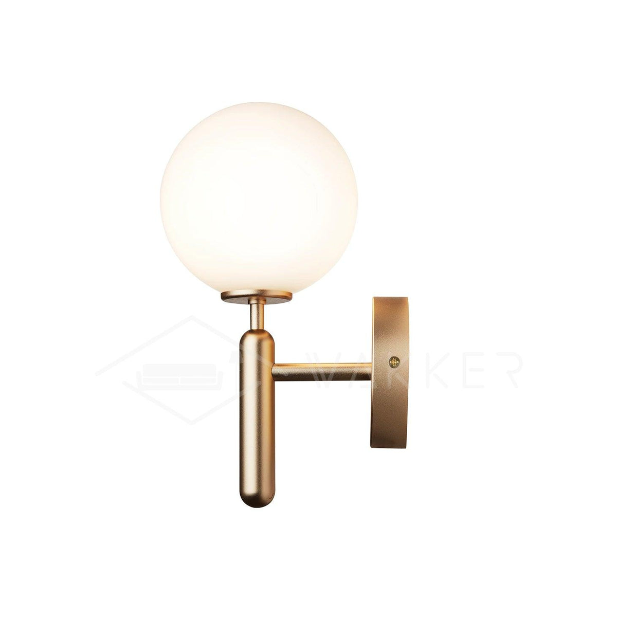 Ilirila Applique Murale Moderne Minimaliste en Laiton et Verre - Neutralighting