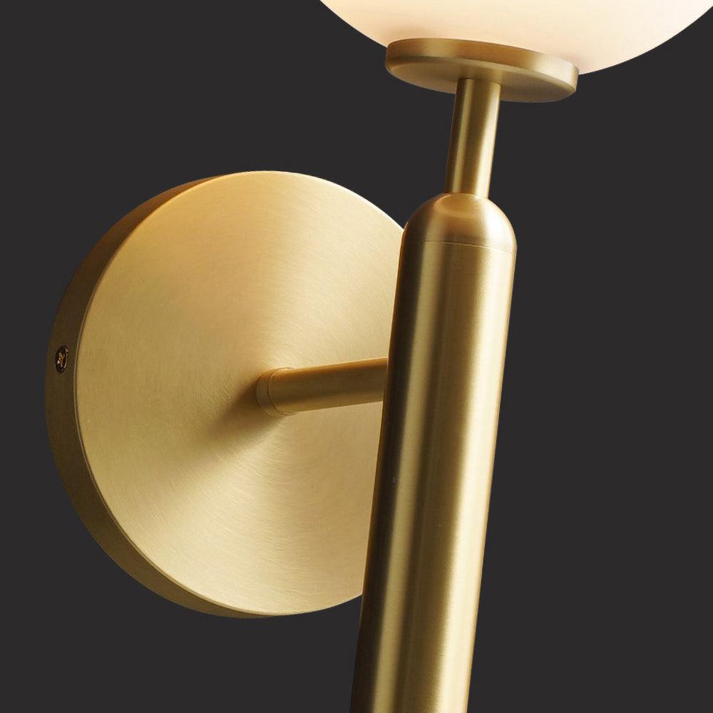 Ilirila Applique Murale Moderne Minimaliste en Laiton et Verre - Neutralighting