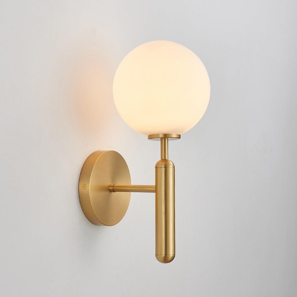 Ilirila Applique Murale Moderne Minimaliste en Laiton et Verre - Neutralighting