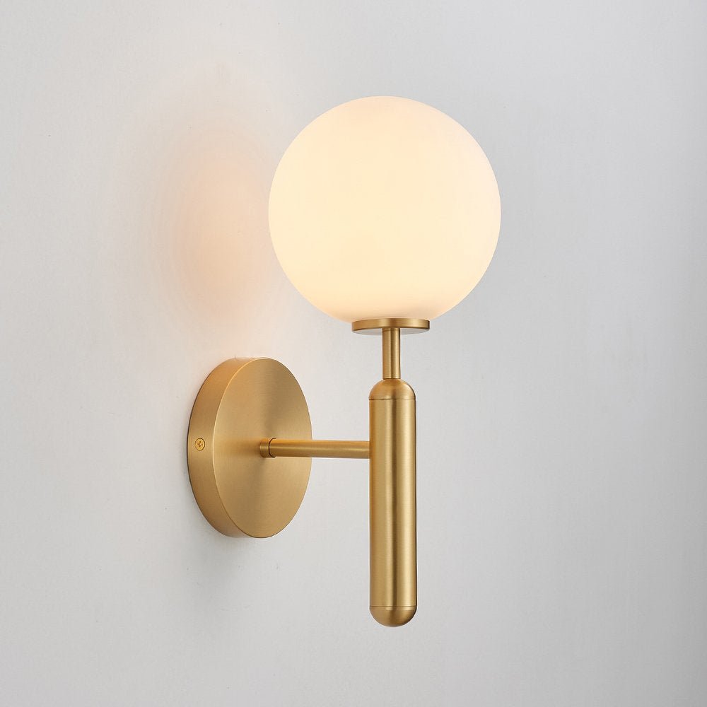 Ilirila Applique Murale Moderne Minimaliste en Laiton et Verre - Neutralighting