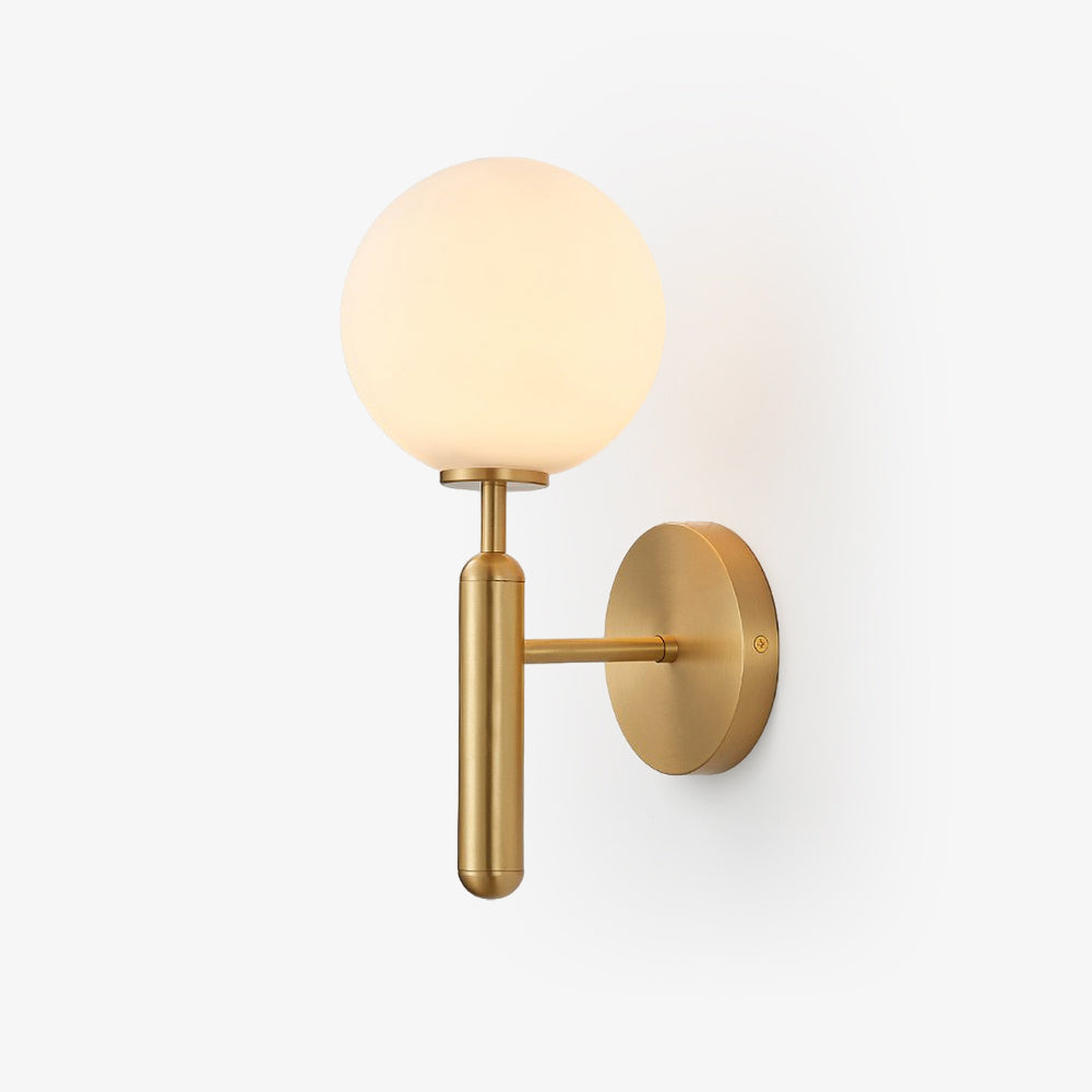 Ilirila Applique Murale Moderne Minimaliste en Laiton et Verre - Neutralighting