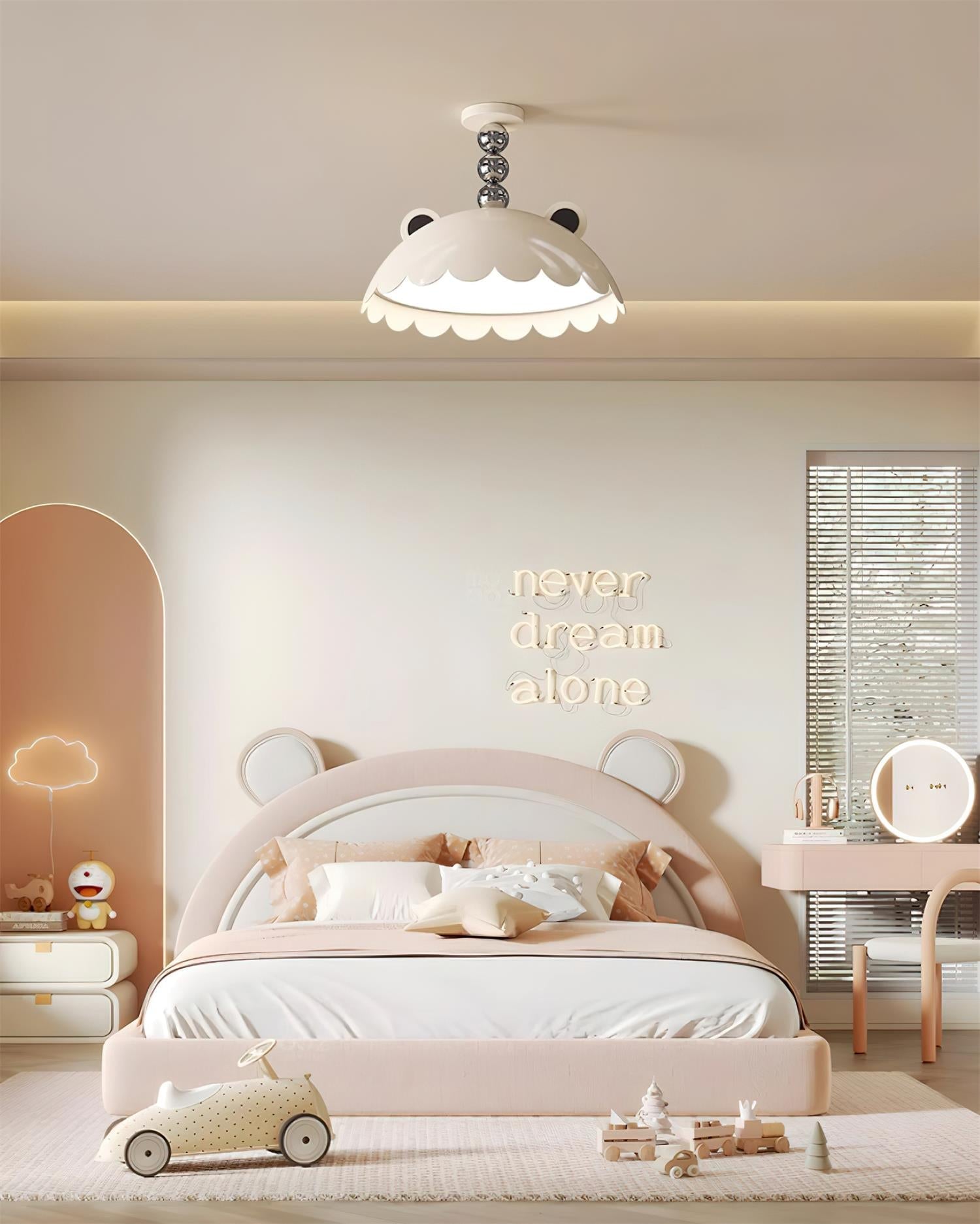 Miki Lumière de Plafond Oreilles de Chat Orbes Brillants Ludiques - Neutralighting