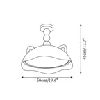 Miki Lumière de Plafond Oreilles de Chat Orbes Brillants Ludiques - Neutralighting