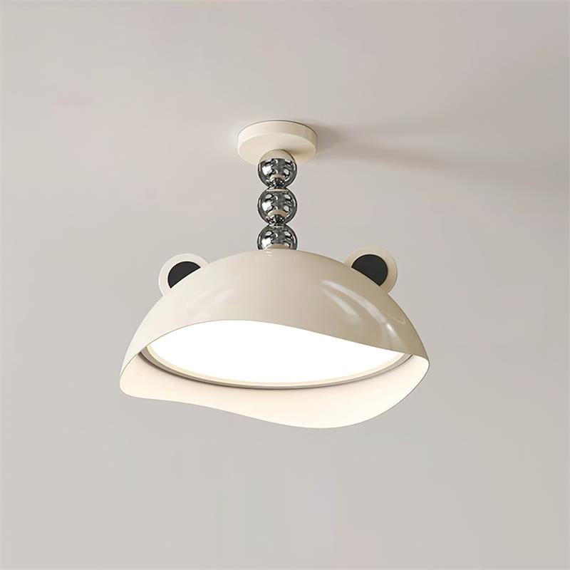 Miki Plafonnier Chat Oreilles Sphère Accent Ludique Moderne - Neutralighting