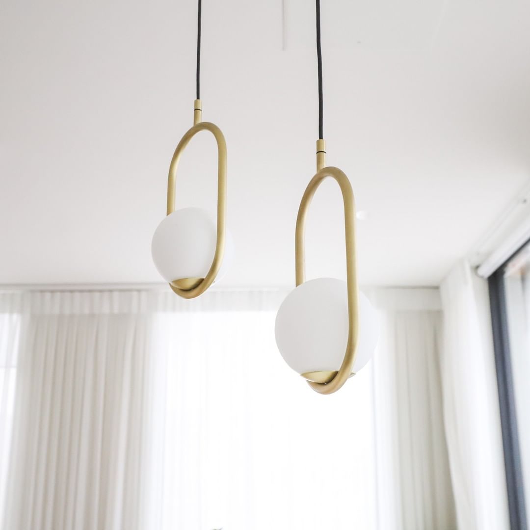 Orb Suspension Moderne en Laiton - Neutralighting