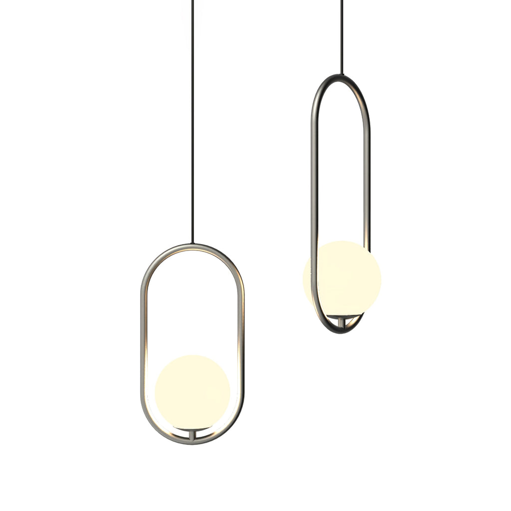 Lustra Lampe Pendante Anneau Moderne en Laiton - Neutralighting