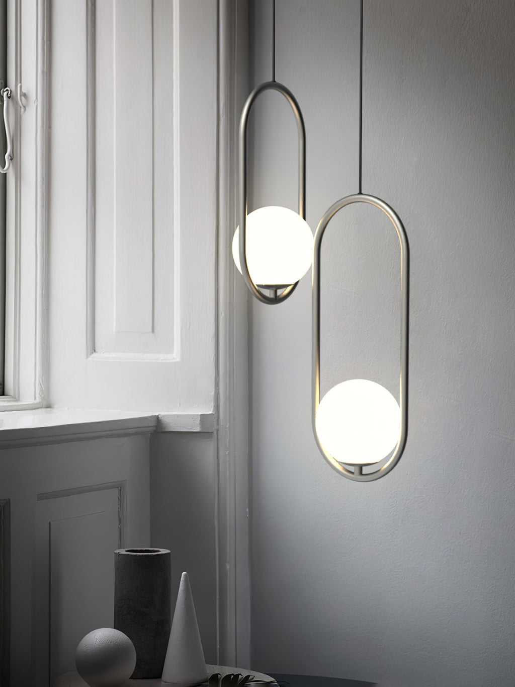 Lustra Lampe Pendante Anneau Moderne en Laiton - Neutralighting
