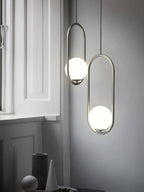 Lustra Lampe Pendante Anneau Moderne en Laiton - Neutralighting