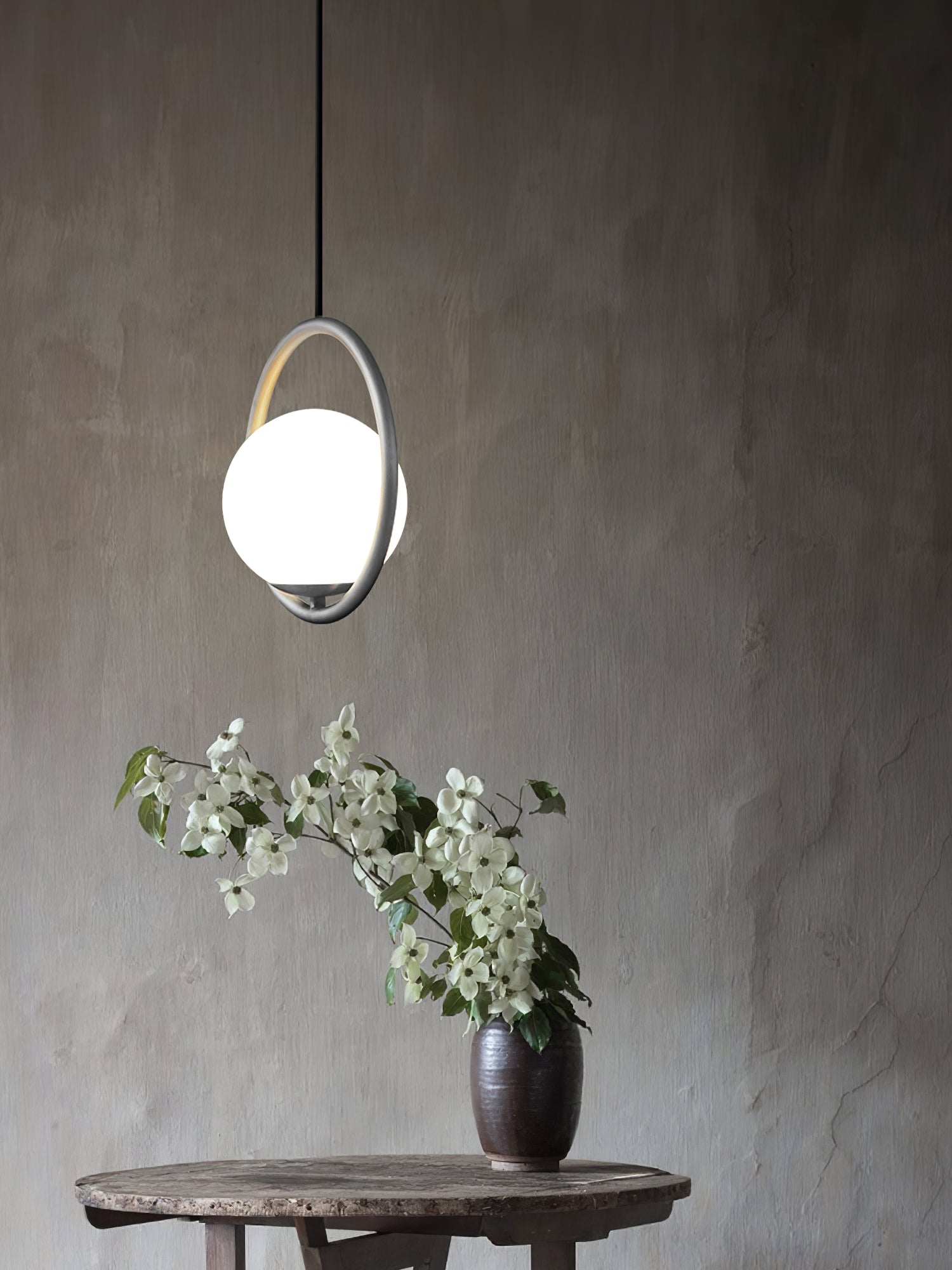Lustra Lampe Pendante Anneau Moderne en Laiton - Neutralighting