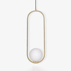 Lustra Lampe Pendante Anneau Moderne en Laiton - Neutralighting