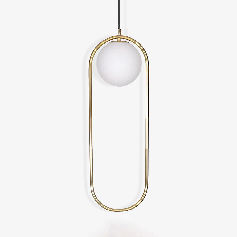 Lustra Lampe Pendante Anneau Moderne en Laiton - Neutralighting