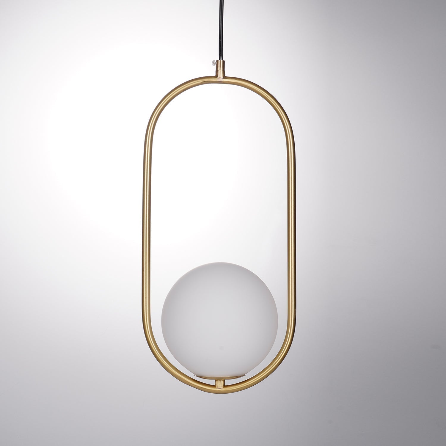 Lustra Lampe Pendante Anneau Moderne en Laiton - Neutralighting