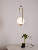 Lustra Lampe Pendante Anneau Moderne en Laiton - Neutralighting