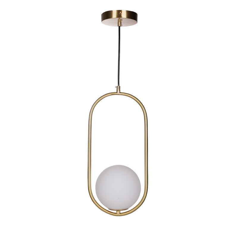 Lustra Lampe Pendante Anneau Moderne en Laiton - Neutralighting