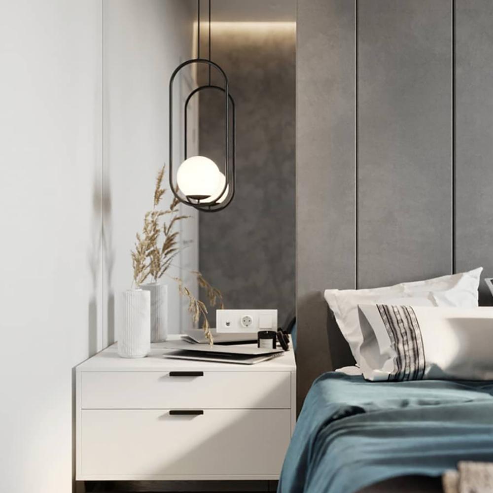 Lustra Lampe Pendante Anneau Moderne en Laiton - Neutralighting