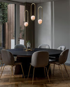 Lustra Lampe Pendante Anneau Moderne en Laiton - Neutralighting