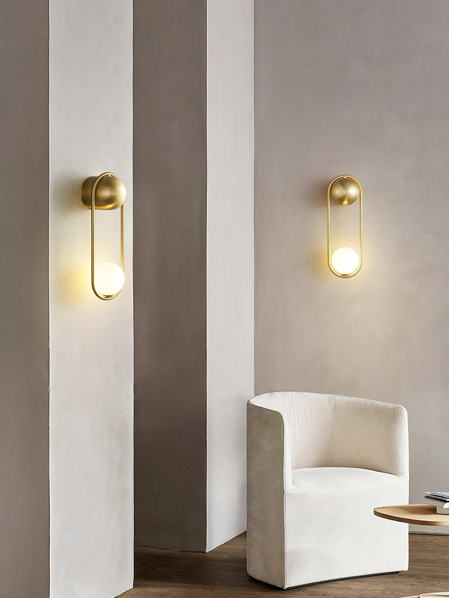 Radiain Applique murale minimaliste en laiton - Neutralighting