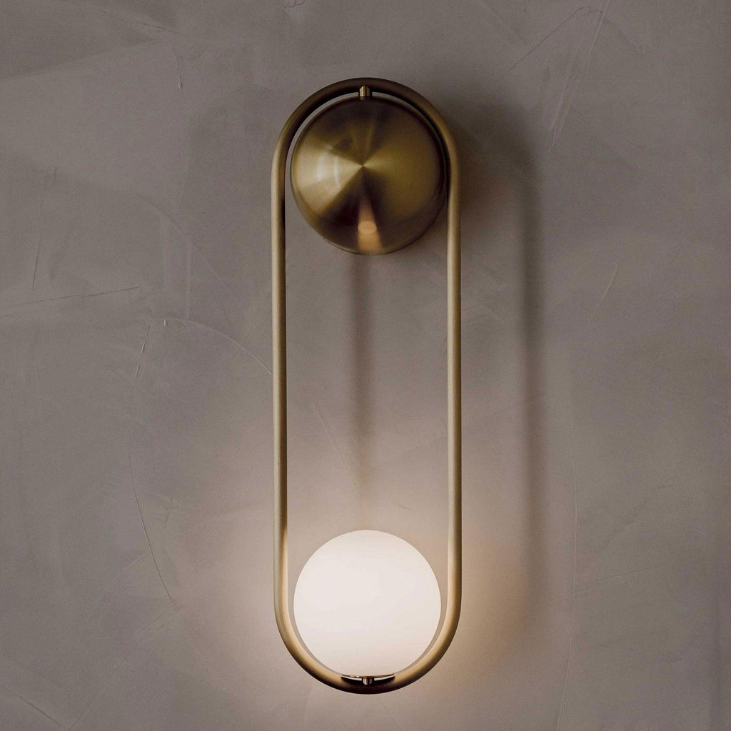Radiain Applique murale minimaliste en laiton - Neutralighting