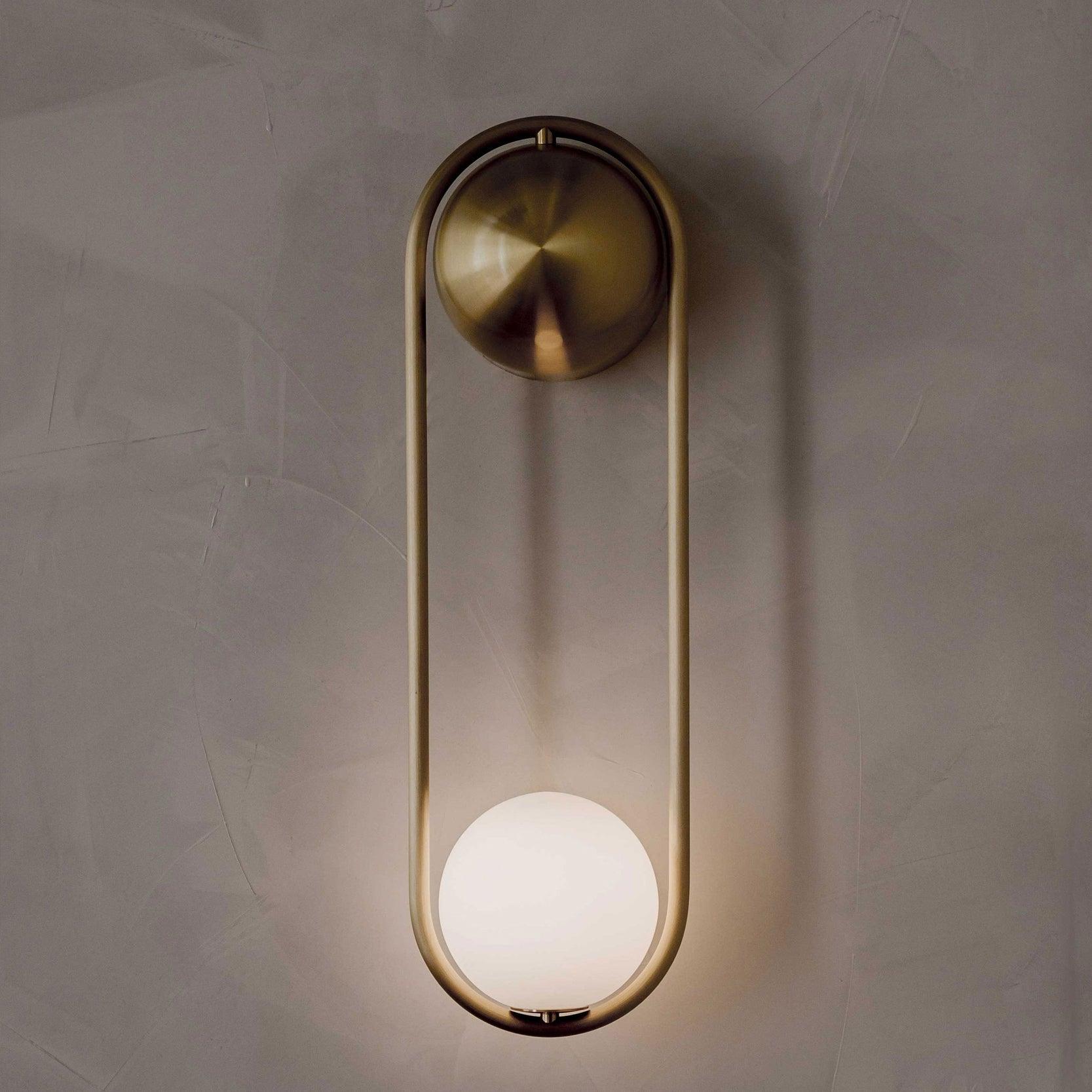 Radiain Applique murale minimaliste en laiton - Neutralighting
