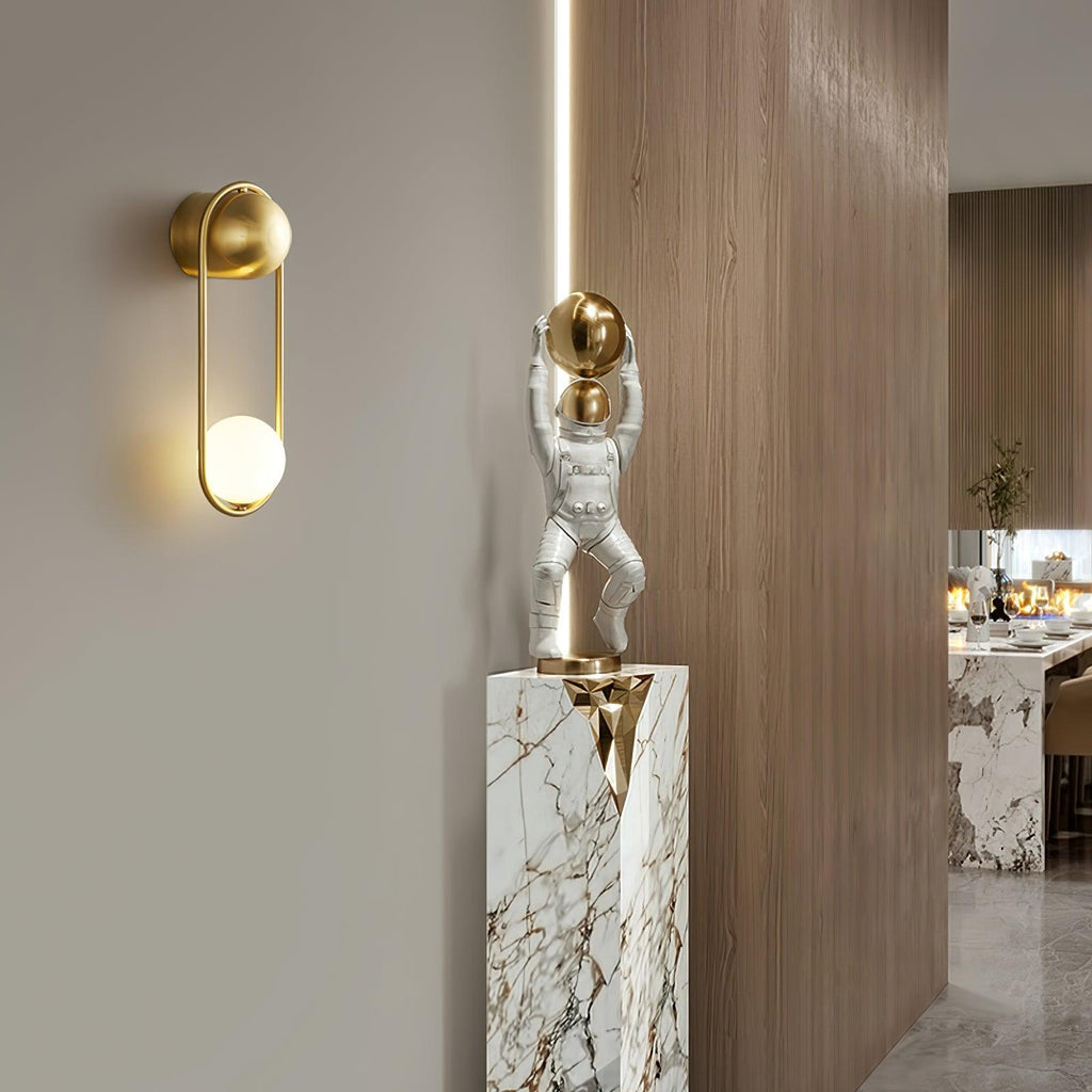 Radiain Applique murale minimaliste en laiton - Neutralighting