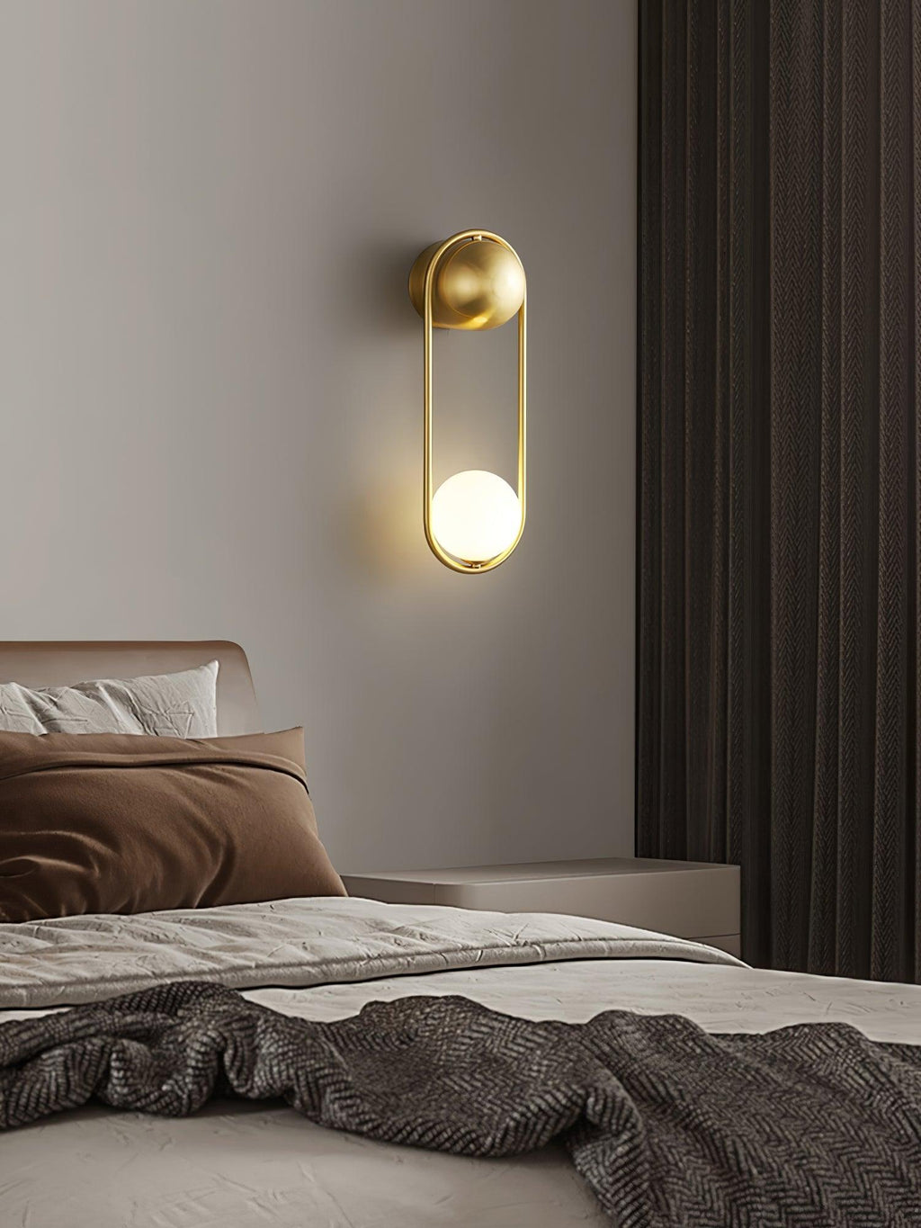 Radiain Applique murale minimaliste en laiton - Neutralighting