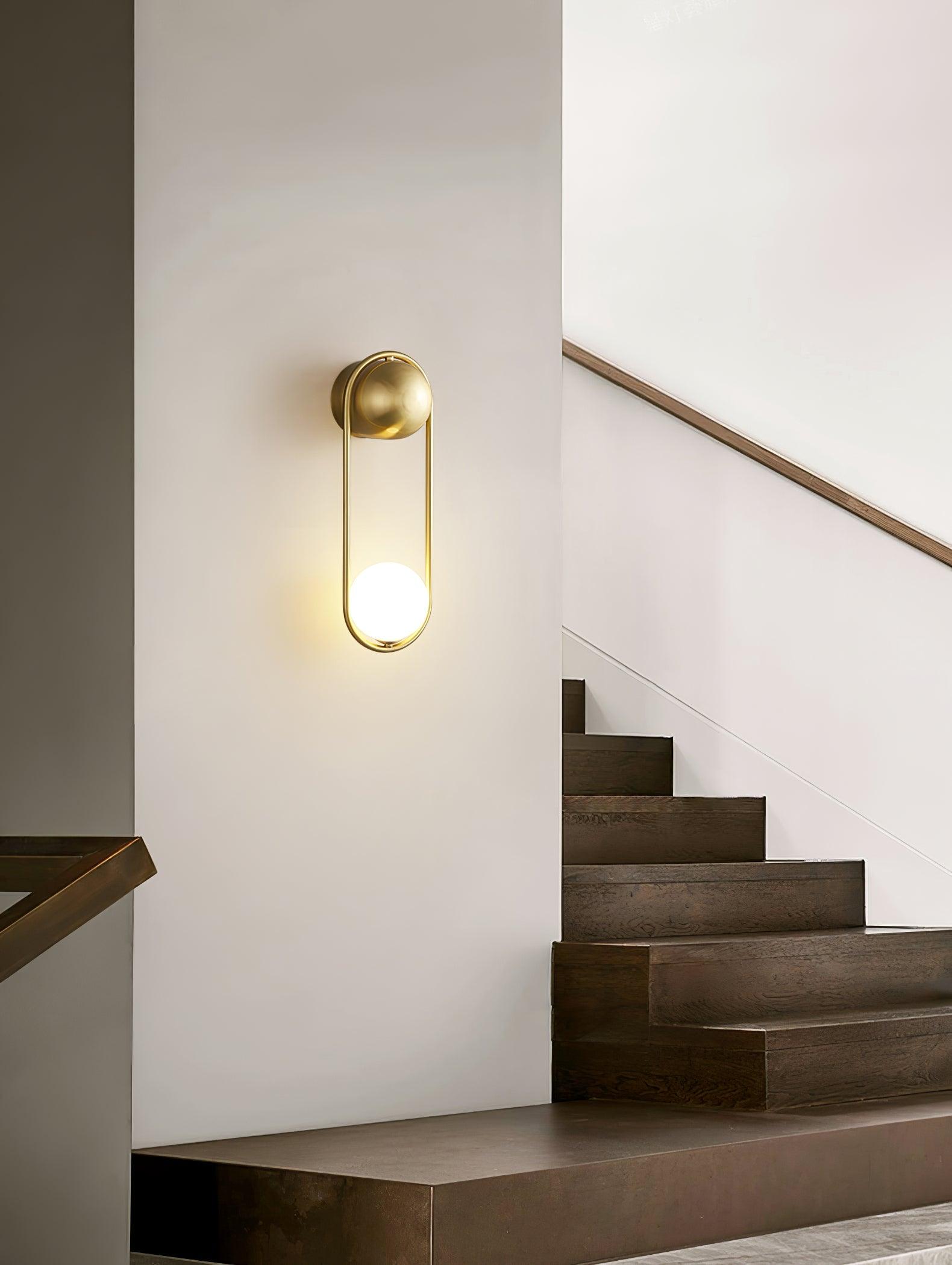 Radiain Applique murale minimaliste en laiton - Neutralighting
