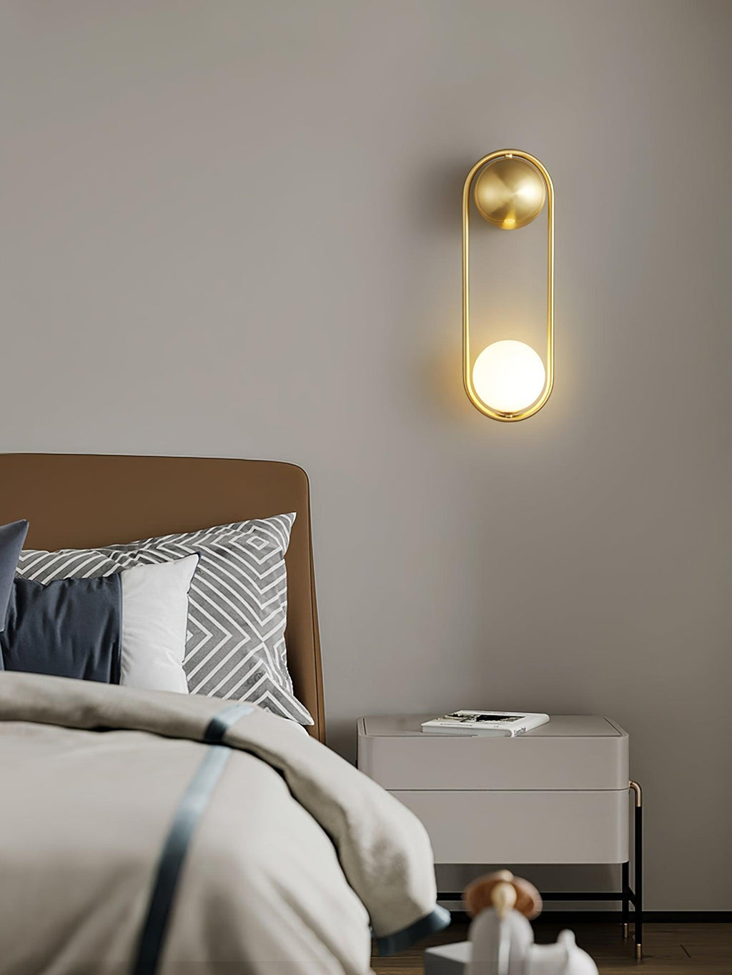 Radiain Applique murale minimaliste en laiton - Neutralighting