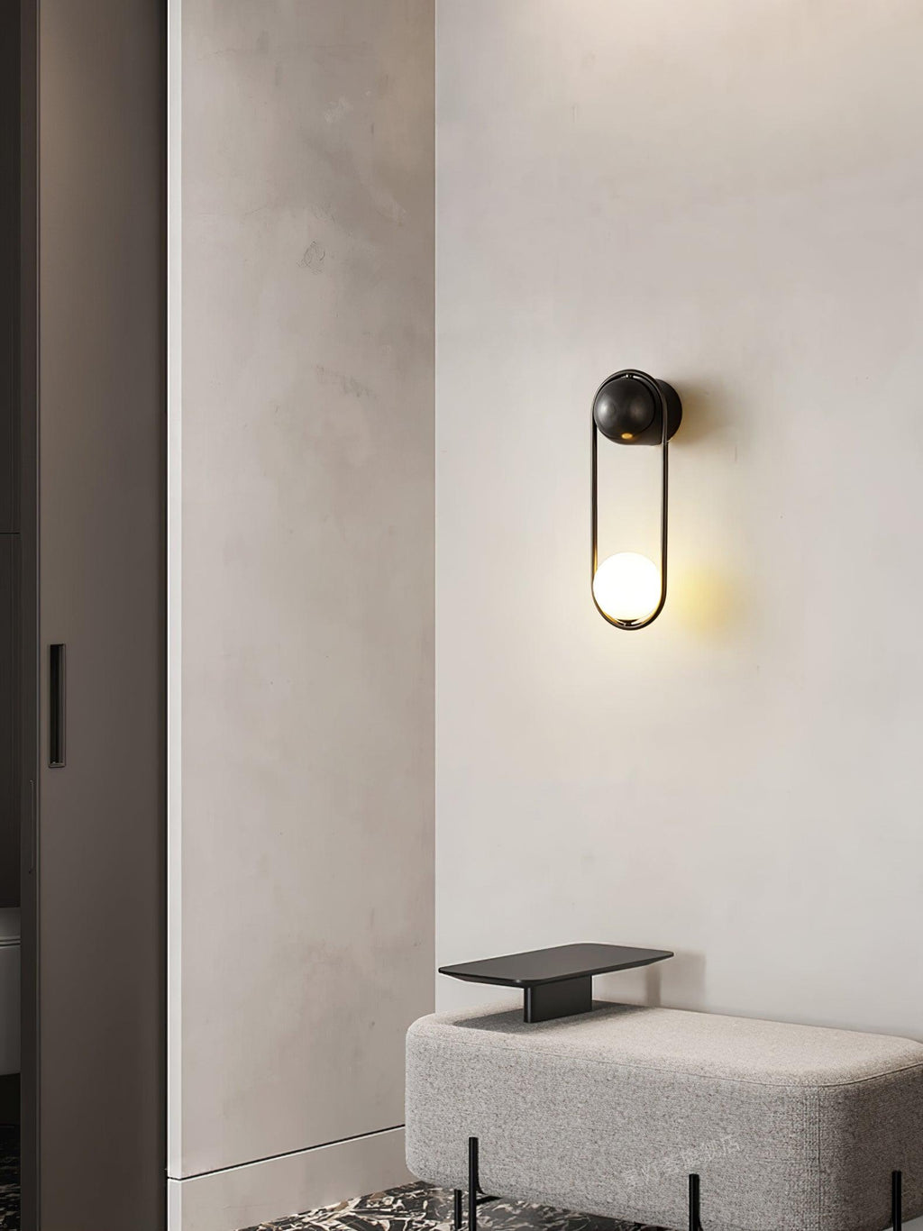 Radiain Applique murale minimaliste en laiton - Neutralighting