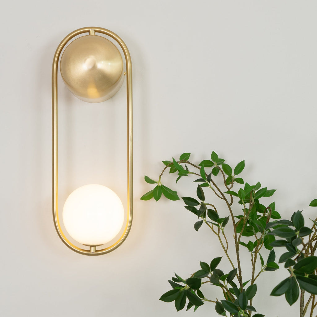 Radiain Applique murale minimaliste en laiton - Neutralighting