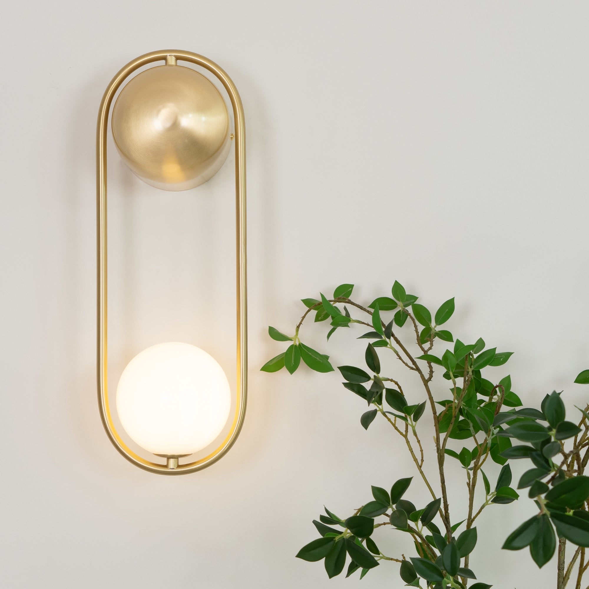Radiain Applique murale minimaliste en laiton - Neutralighting