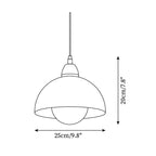 Milagro Suspension Lampe Dôme Accent en Bois Minimaliste - Neutralighting