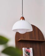 Milagro Suspension Lampe Dôme Accent en Bois Minimaliste - Neutralighting