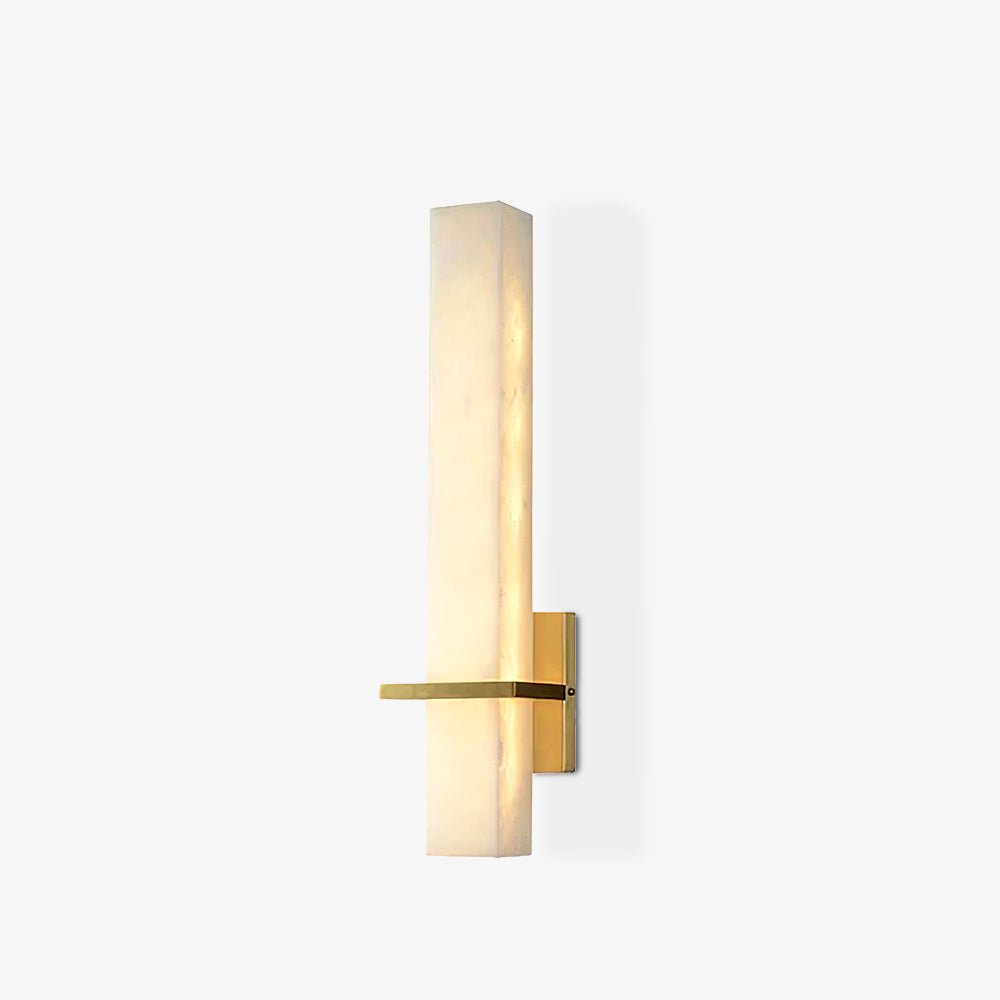 Luste Applique Murale en Albâtre Bande en Laiton Forme - Neutralighting