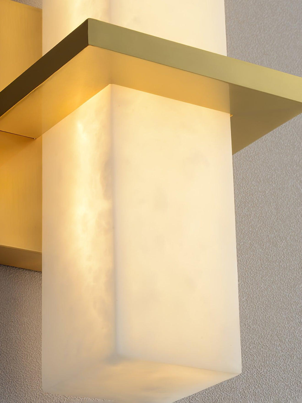 Luste Applique Murale en Albâtre Bande en Laiton Forme - Neutralighting